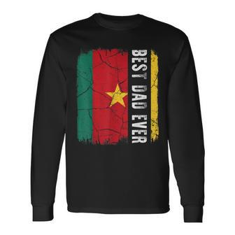Best Cameroonian Dad Ever Cameroon Daddy Fathers Day Long Sleeve T-Shirt T-Shirt | Mazezy UK