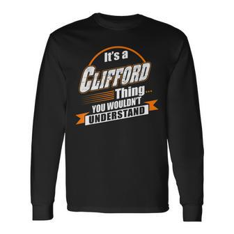 Best For Clifford Clifford Named Long Sleeve T-Shirt - Seseable