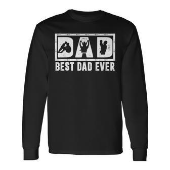 Best Dad Ever Shirts Daddy And Son Fathers Day From Son Long Sleeve T-Shirt T-Shirt | Mazezy