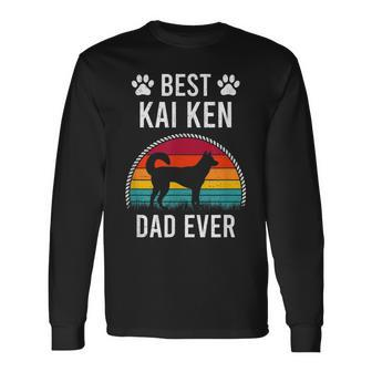 Best Kai Ken Dad Ever Dog Lover Long Sleeve T-Shirt T-Shirt | Mazezy