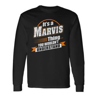 Best For Marvis Marvis Named Long Sleeve T-Shirt - Seseable