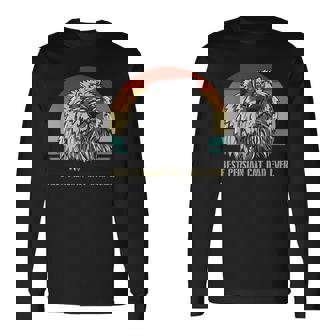 Best Persian Cat Dad Ever Paws Vintage Feline Cat Lover Long Sleeve T-Shirt T-Shirt | Mazezy