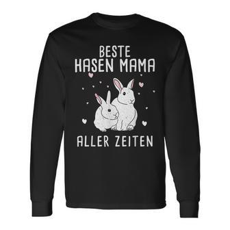 Beste Hasen-Mama Aller Zeiten Langarmshirts - Seseable