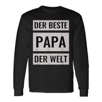 Bester Papa Der Welt Langarmshirts, Geschenkidee zum Vatertag - Seseable