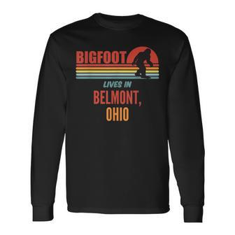 Bigfoot-Sichtung In Belmont Ohio Langarmshirts - Seseable