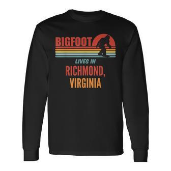 Bigfoot-Sichtung In Richmond Virginia Langarmshirts - Seseable