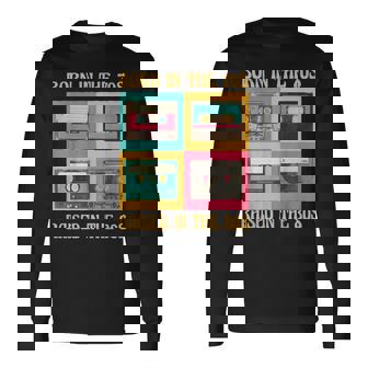 Born In The 70S Raised In The 80S Birthday Long Sleeve T-Shirt | Mazezy