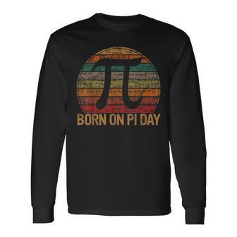 Born On Pi Day Math Equations Sunset Geek Nerd Birthday Long Sleeve T-Shirt T-Shirt | Mazezy