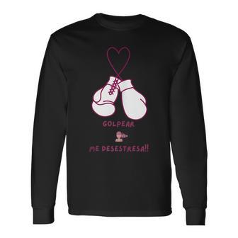 Boxing Tank Training Sports Top Boxeo Entreno Deportes Rosa Long Sleeve T-Shirt | Mazezy
