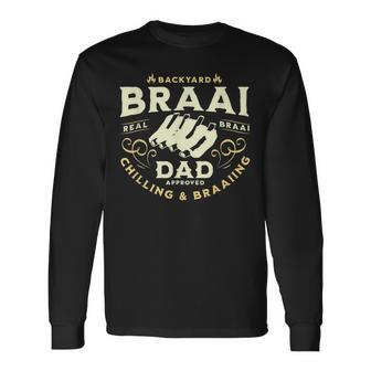 Braai South African Braai Dad Long Sleeve T-Shirt | Mazezy