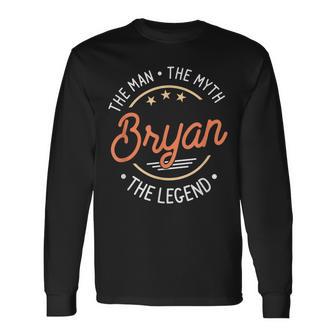 Bryan Der Mann Der Mythos Die Legende Langarmshirts - Seseable