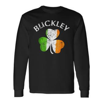 Buckley Irish Name Long Sleeve T-Shirt - Seseable