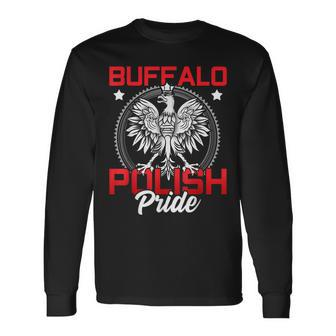 Buffalo 716 Polish Pride Dyngus Day Poland Eagle Ny Long Sleeve T-Shirt - Seseable