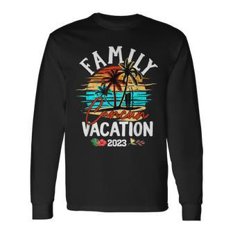 Cancun Mexico Vacation 2023 Matching Group V2 Long Sleeve T-Shirt - Seseable