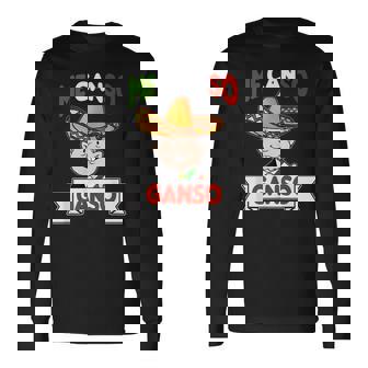 Me Canso Ganso Amlo La Esperanza De Mexico Morena Long Sleeve T-Shirt T-Shirt | Mazezy