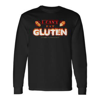 I Cant Eat Gluten It Makes My Tummy Hurt Apparel Long Sleeve T-Shirt T-Shirt | Mazezy