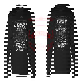 Cardona Blood Runs Through My Veins Long Sleeve T-Shirt - Seseable