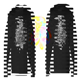 Cartoon Abstract Art Abstract Graphic Art Men Women Long Sleeve T-Shirt T-shirt Graphic Print - Thegiftio