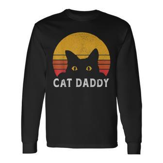 Cat Daddy Retro V2 Long Sleeve T-Shirt T-Shirt | Mazezy