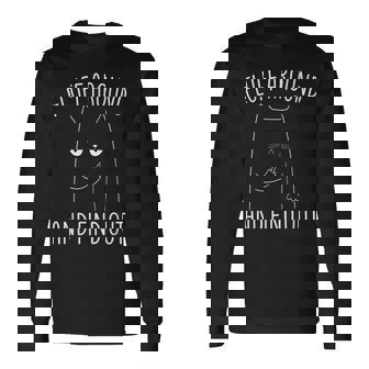 Cat Mom Fluff Around & Find Out Cat Dad Kitten Humor Long Sleeve T-Shirt T-Shirt | Mazezy