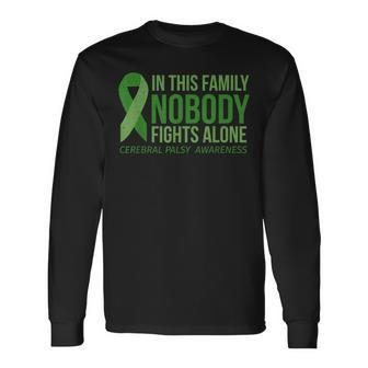 Cerebral Palsy Awareness In This Brain Damage Cp Long Sleeve T-Shirt - Seseable