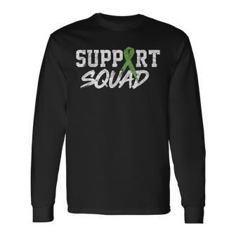 Cerebral Palsy Awareness Month Support Squad Brain Damage Cp Long Sleeve T-Shirt - Seseable