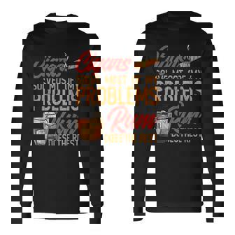 Cigar And Rum Lovers I Cuban Cigar Long Sleeve T-Shirt | Mazezy