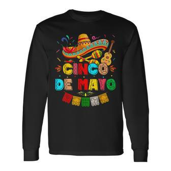 Cinco De Mayo Lets Fiesta 5 De Mayo Squad Fiesta Mexican Long Sleeve T-Shirt T-Shirt | Mazezy