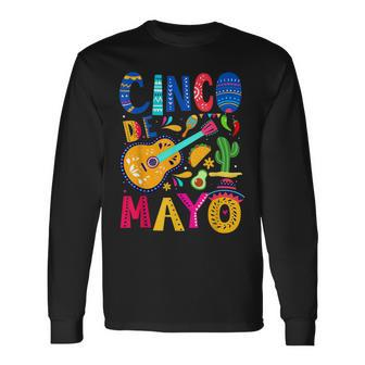 Cinco De Mayo Mexican Fiesta 5 De Mayo Mexican Party Long Sleeve T-Shirt T-Shirt | Mazezy
