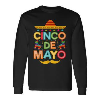 Cinco De Mayo Sombrero Mexican Fiesta 5 De Mayo Long Sleeve T-Shirt T-Shirt | Mazezy