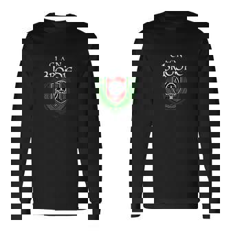 Clan Brodie Surname Scottish Clan Tartan Shield Ba Long Sleeve T-Shirt | Seseable UK