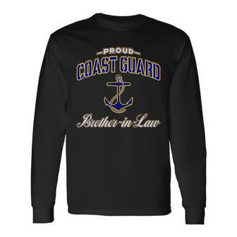 Coast Guard Brother-In-Law For Men Long Sleeve T-Shirt - Seseable
