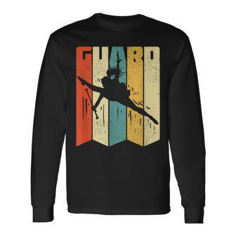 Colorguard Gift For A Colorguard In A Marching Band Men Women Long Sleeve T-shirt Graphic Print Unisex - Seseable