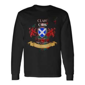 Cook Scottish Clan Middle Ages Mischief Long Sleeve T-Shirt | Mazezy