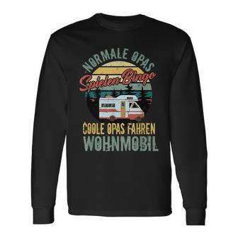 Coole Opas Fahren Wohnmobil Souvenir Camper Opa Langarmshirts - Seseable