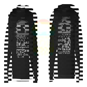 Coolest Pom Daddy Ever Fathers Day Pomeranian Dog Dad Long Sleeve T-Shirt - Thegiftio