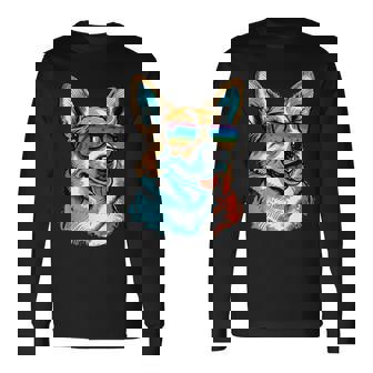 Corgis Corgi Dog Corgi Lover Corgi Graphic Long Sleeve T-Shirt | Mazezy