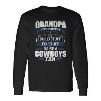 Cowboys Grandpa V2 T-Shirt Cowboys Grandpa V2 Hoodies Men Women Long Sleeve T-Shirt T-shirt Graphic Print - Thegiftio UK