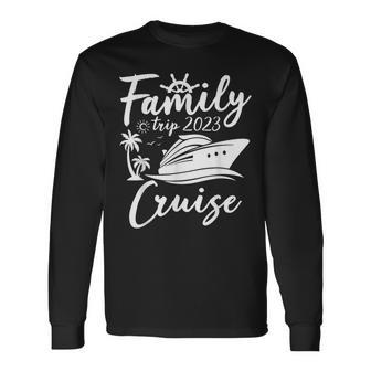 Cruise Trip 2023 Cruise Ship Vacation Matching Party Long Sleeve T-Shirt T-Shirt | Mazezy