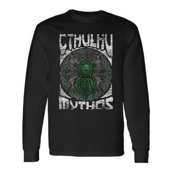 Cthulhu Mythos Men Women Long Sleeve T-shirt Graphic Print Unisex - Seseable