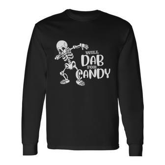Cute Dab For Candy Halloween Long Sleeve T-Shirt - Monsterry DE