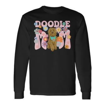 Cute Goldendoodle Doodle Dog Mom Long Sleeve T-Shirt T-Shirt | Mazezy UK