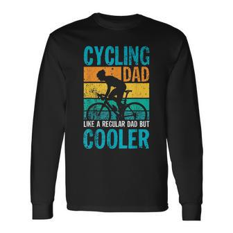 Cycling Dad Langarmshirts für Herren, Cool Papa Radfahrer Design - Seseable