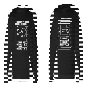 Dad Atm Men Women Long Sleeve T-Shirt T-shirt Graphic Print - Thegiftio