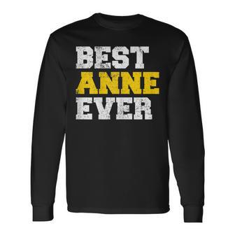 Damen Best Anne Ever Beste Mama Türkin Türkiye Türkei Mutter Langarmshirts - Seseable