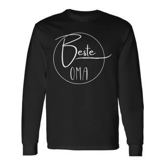 Damen Beste Oma Geschenk Für Die Beste Oma Der Welt Langarmshirts - Seseable