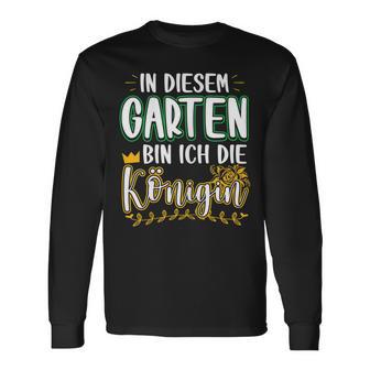 Damen Gärtnerin Langarmshirts, Lustige Garten Königin Tee - Seseable