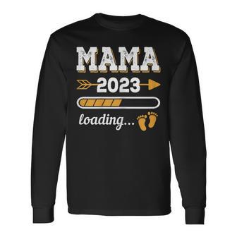 Damen Mama 2023 Loading Zukünftige Mutter 2023 Vintage Langarmshirts - Seseable