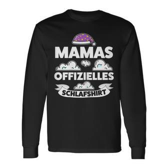 Damen Mamas Offizielles Schlaf Pyjama Mama Langarmshirts - Seseable