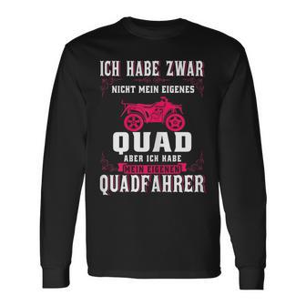 Damen Quad Biker Bike Atv Geschenk Langarmshirts - Seseable